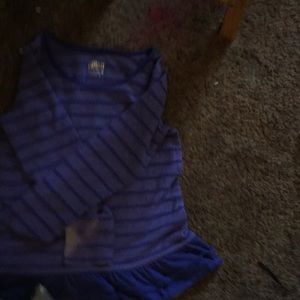 I am selling a purple long sleeve shirt